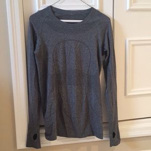Lululemon Long Sleeve Grey Swiftly Tech